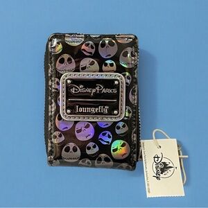 Disney Parks The Nightmare Before Christmas Jack Skellington Loungefly Wallet